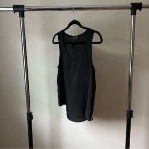 Black tank top